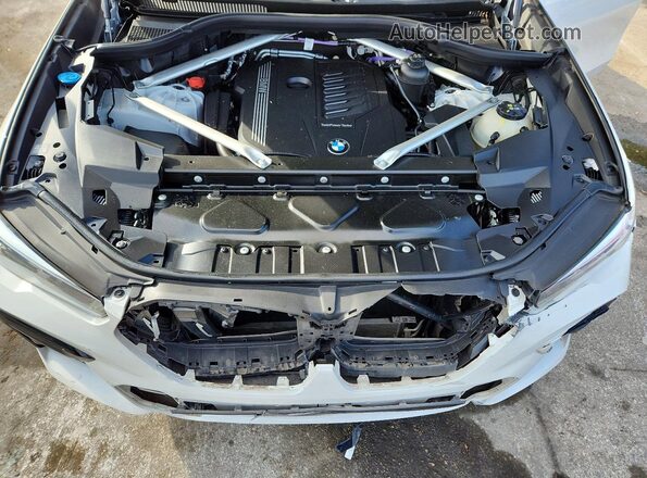 5UXCY6C09P9R79459 2023 BMW X6 White Вид підкапотного простору