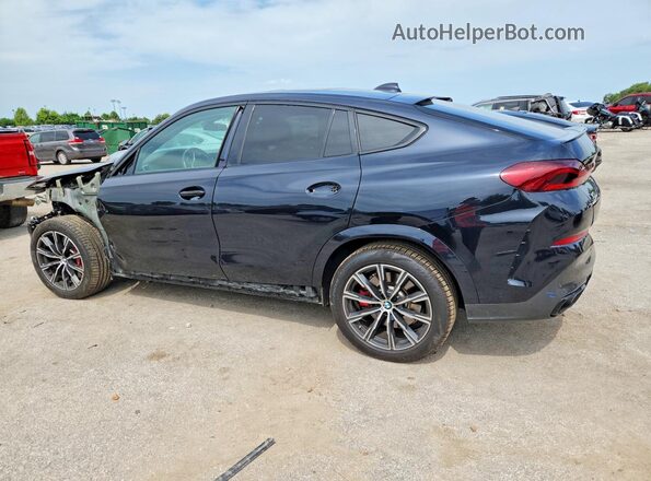 5UXCY8C02P9N57142 2023 BMW X6 Black Հետևի ձախ
