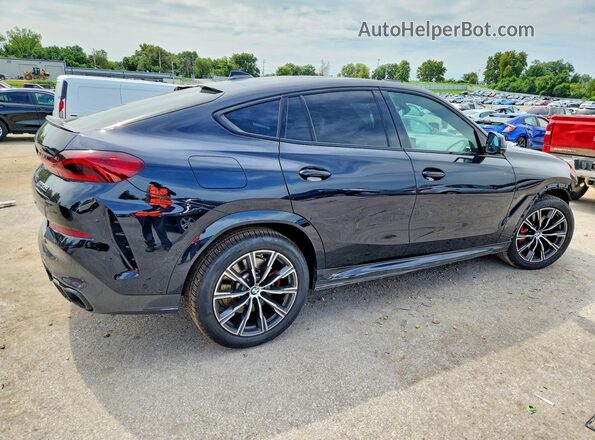 5UXCY8C02P9N57142 2023 BMW X6 Black Հետևի աջ
