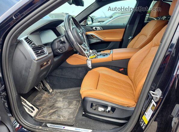 5UXCY8C02P9N57142 2023 BMW X6 Black Սալոնի դիմացի տեսք