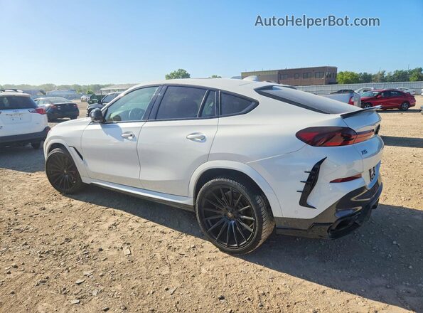 5UXCY8C03M9G97120 2021 BMW X6 White Rear left