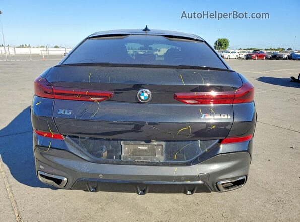 5UXCY8C07N9N02909 2022 BMW X6 Black Vista trasera