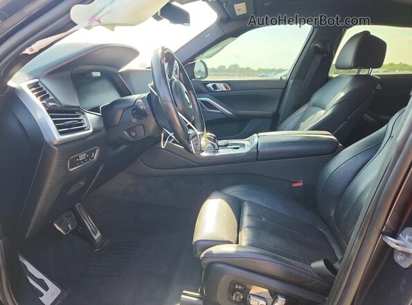 5UXCY8C0XN9J48223 2022 BMW X6 Gray წინა სალონის ხედი