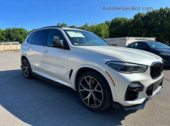 5UXJU2C53KLN49994 2019 BMW X5 White წინა მარჯვენა