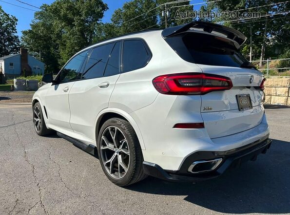 5UXJU2C53KLN49994 2019 BMW X5 White უკანა მარცხენა