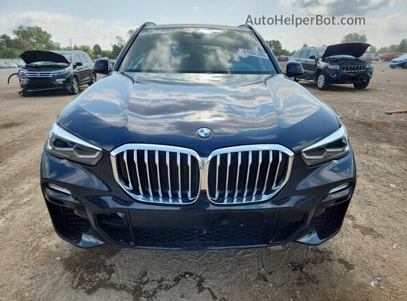 5UXJU2C54KLN67131 2019 BMW X5 Black Widok z przodu