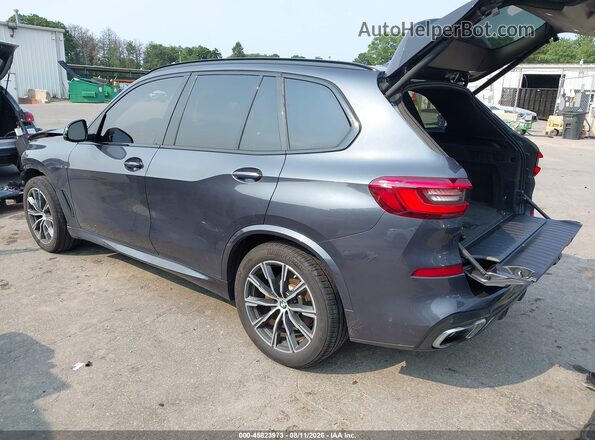 5UXJU2C56KLN67096 2019 BMW X5 Dark Blue Rear left
