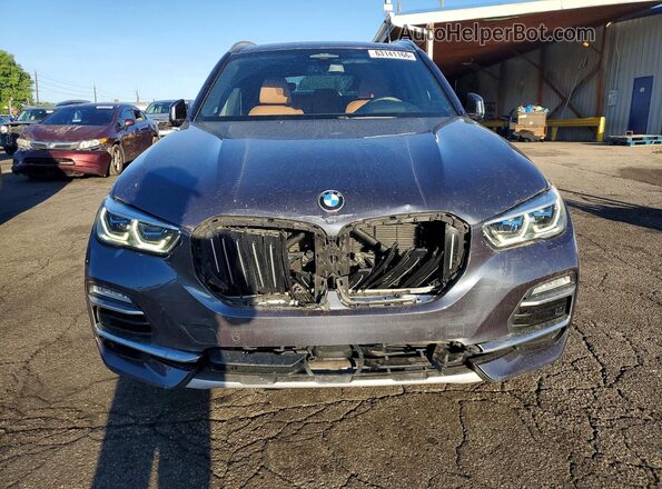 5UXJU2C57KLB15208 2019 BMW X5 Gray Դիմացի տեսք