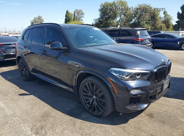 5UXJU2C57KLN65759 2019 BMW X5 Blue Vista interior delantera