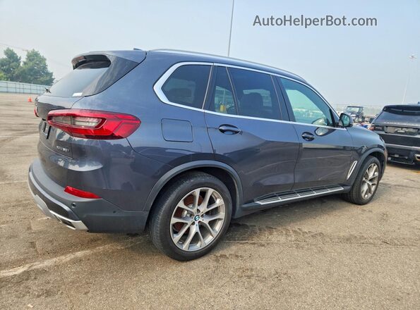5UXJU2C59KLN65553 2019 BMW X5 Charcoal Задня права чверть