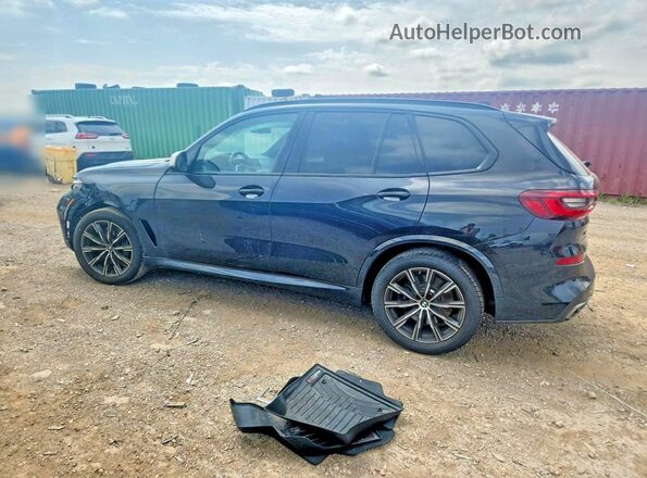 5UXJU4C03N9K58008 2022 BMW X5 Black Trasero izquierdo
