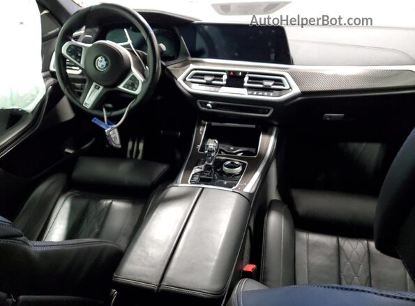 5UXJU4C09M9G94833 2021 BMW X5 Черный Вид панели приборов