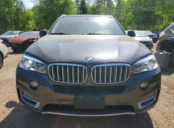 5UXKR0C32H0X77861 2017 BMW X5 Charcoal Front view