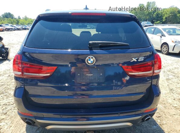 5UXKR0C3XH0V79352 2017 BMW X5 Black Вид ззаду