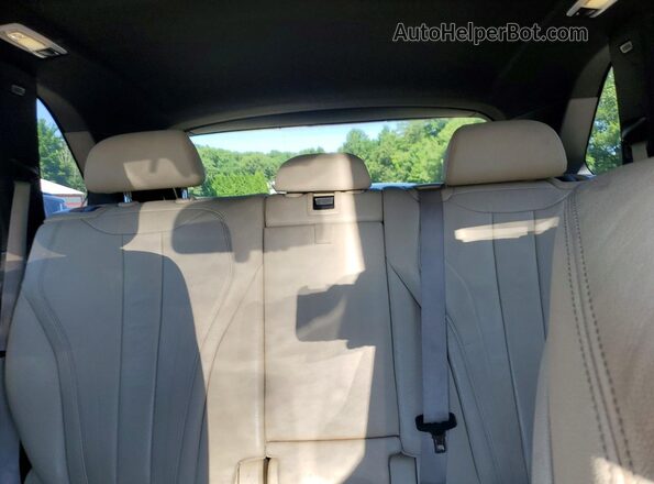 5UXKR0C3XH0V79352 2017 BMW X5 Black Вид задніх сидінь