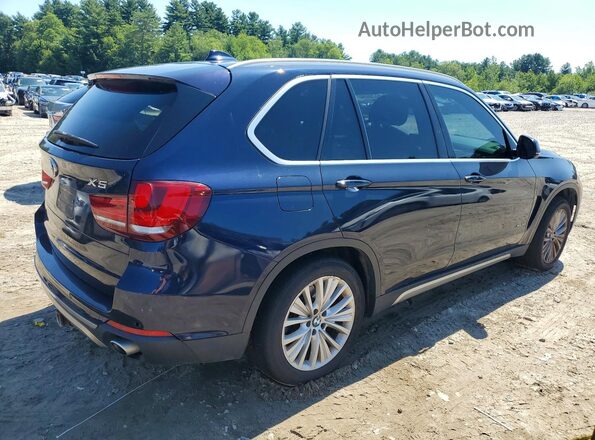 5UXKR0C3XH0V79352 2017 BMW X5 Black Задня права чверть