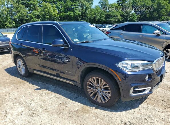 5UXKR0C3XH0V79352 2017 BMW X5 Black Передня права чверть