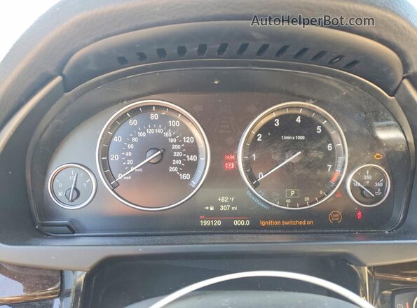 5UXKR0C3XH0V79352 2017 BMW X5 Black Вид щитка приладів