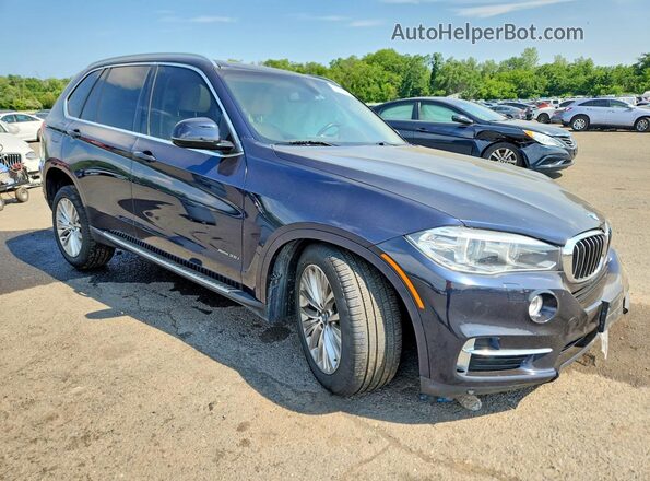 5UXKR0C52G0P20785 2016 BMW X5 Синий Передняя правая четверть