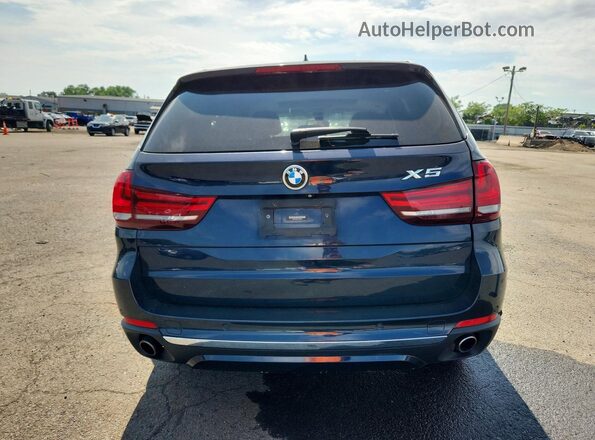 5UXKR0C52G0P20785 2016 BMW X5 Синий Вид сзади