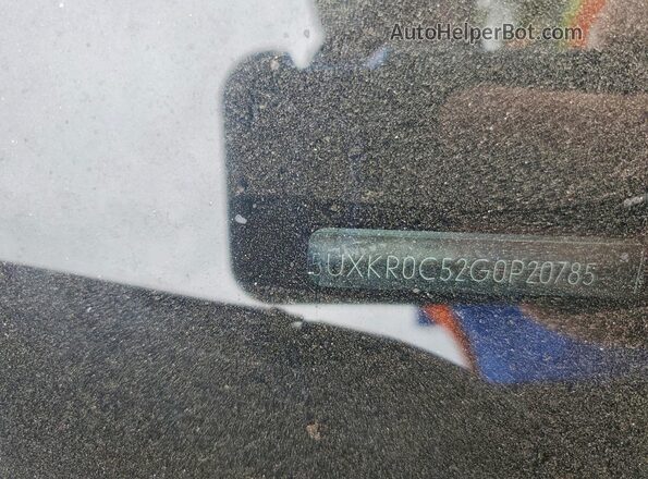 5UXKR0C52G0P20785 2016 BMW X5 Синий Вид подкапотного пространства