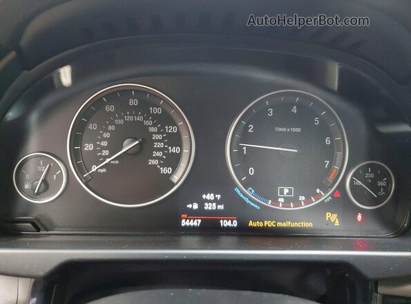 5UXKR0C52H0V66547 2017 BMW X5 Серебряный Вид щитка приборов