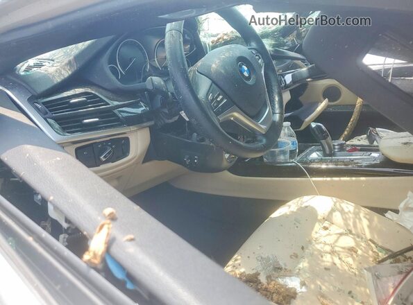 5UXKR0C52H0V67598 2017 BMW X5 White წინა პანელის ხედი