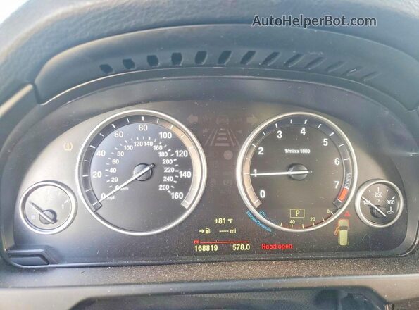 5UXKR0C52J0X99477 2018 BMW X5 Black Instrument cluster view
