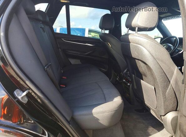5UXKR0C52J0X99477 2018 BMW X5 Black Rear interior view