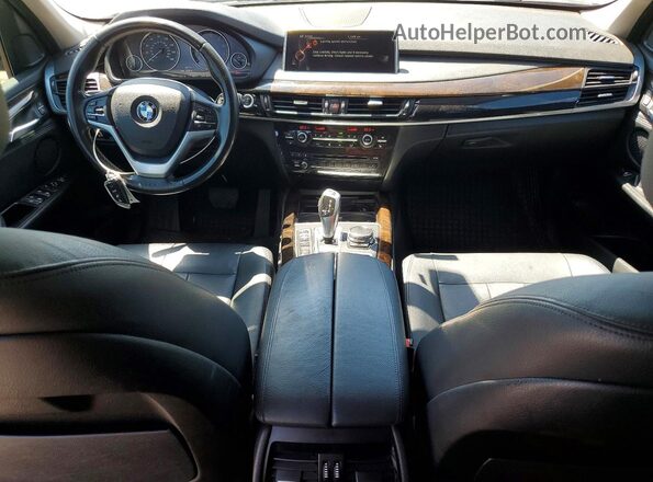 5UXKR0C53G0S89390 2016 BMW X5 Gray Вид панелі приладів