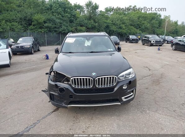 5UXKR0C54H0V66971 2017 BMW X5 Black Vista del cuadro de instrumentos