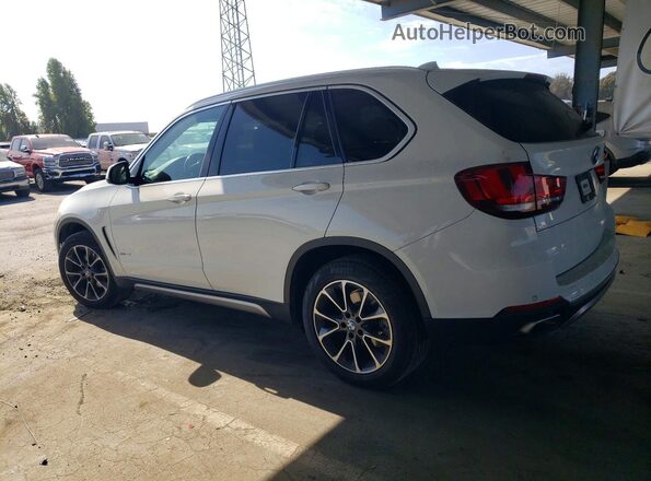5UXKR0C54J0X91476 2018 BMW X5 White Rear left