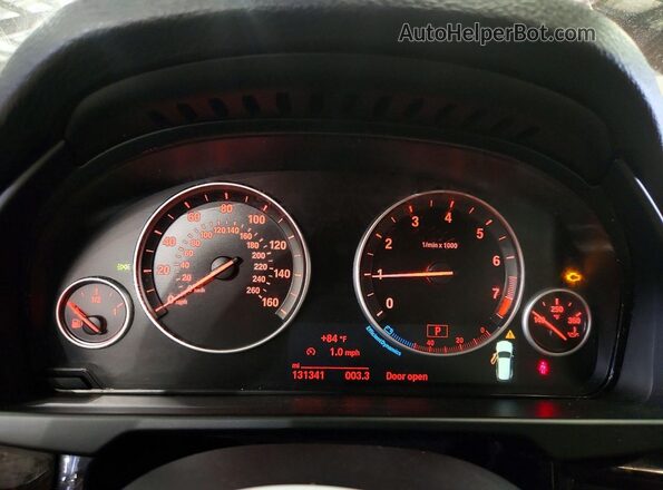 5UXKR0C54J0X93213 2018 BMW X5 Black Instrument cluster view