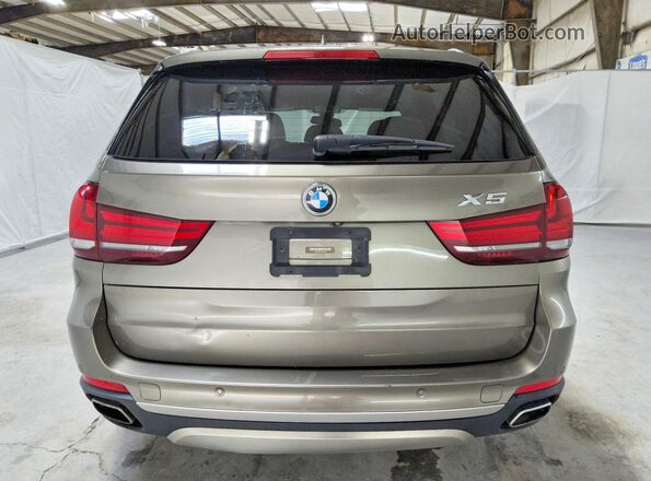5UXKR0C54J0Y04789 2018 BMW X5 Gold Vista trasera
