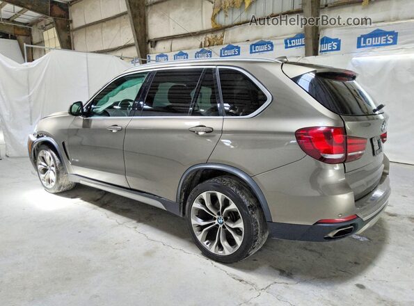 5UXKR0C54J0Y04789 2018 BMW X5 Gold Trasero izquierdo