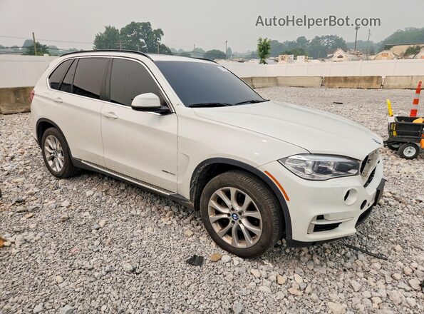 5UXKR0C55G0U49253 2016 BMW X5 White Przód prawy