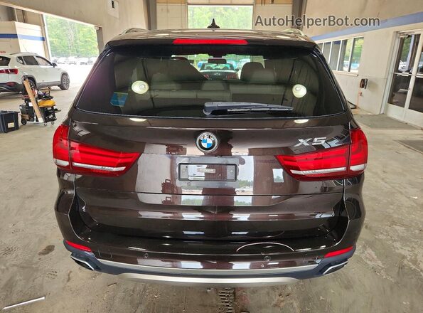 5UXKR0C55J0X92183 2018 BMW X5 Black Vista trasera