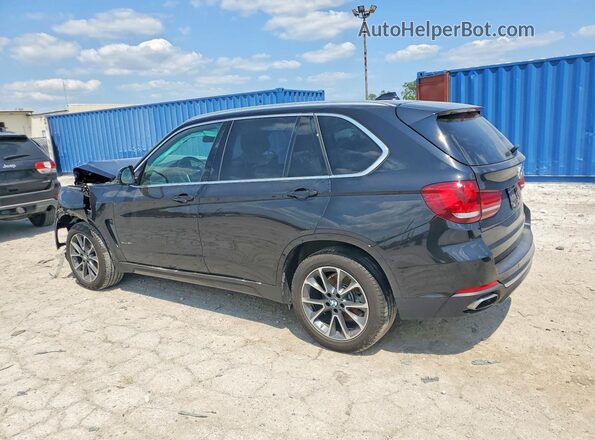 5UXKR0C55J0Y03439 2018 BMW X5 Black Задня ліва чверть
