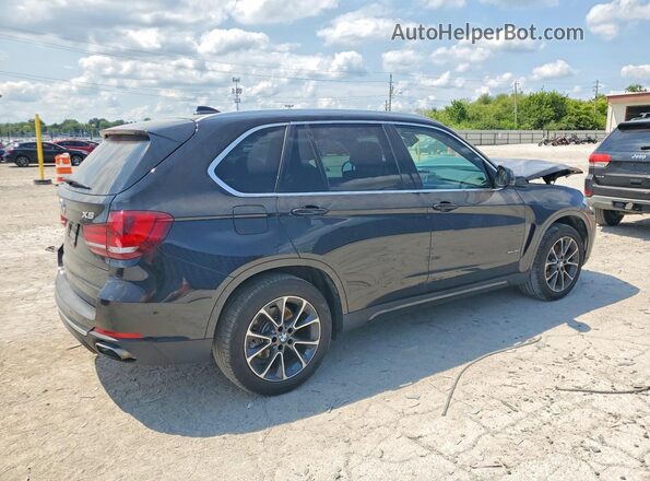 5UXKR0C55J0Y03439 2018 BMW X5 Black Задня права чверть