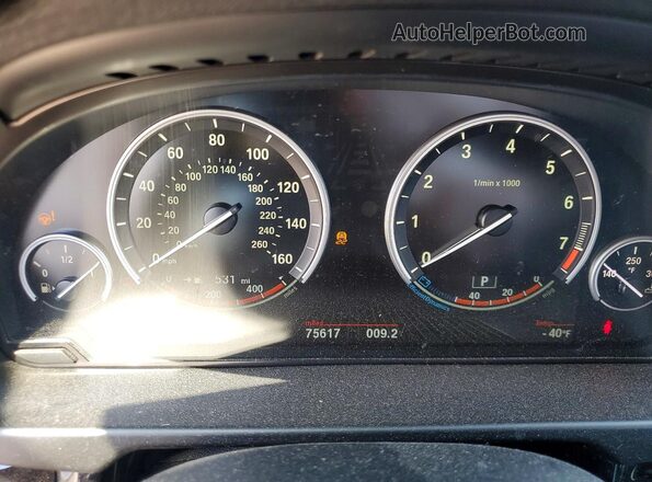 5UXKR0C55J0Y03439 2018 BMW X5 Black Вид щитка приладів