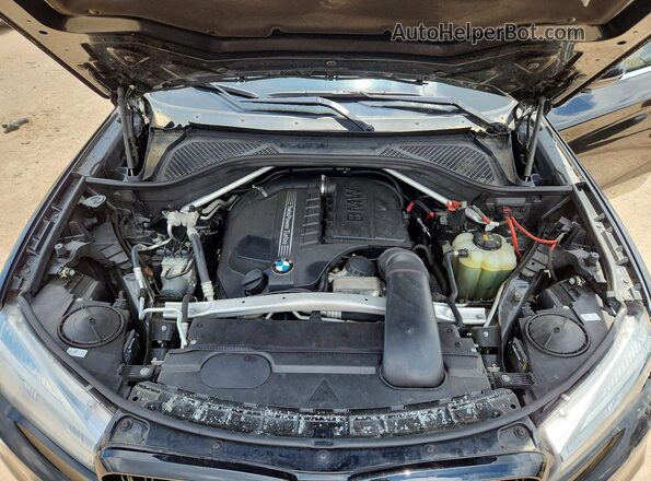 5UXKR0C56G0P23527 2016 BMW X5 Черный Вид подкапотного пространства