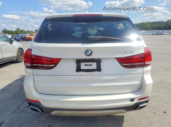 5UXKR0C57J0Y06309 2018 BMW X5 White Вид ззаду