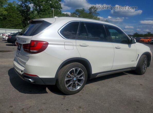 5UXKR0C57J0Y06309 2018 BMW X5 White Задня права чверть