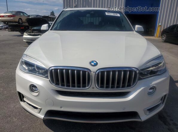 5UXKR0C57J0Y06309 2018 BMW X5 White Вид спереду