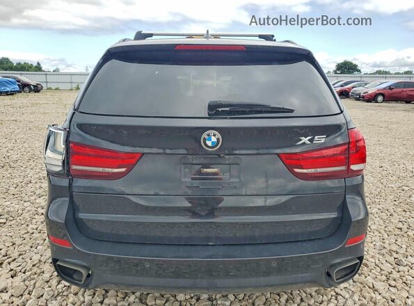 5UXKR0C57JL070390 2018 BMW X5 Black Rear view
