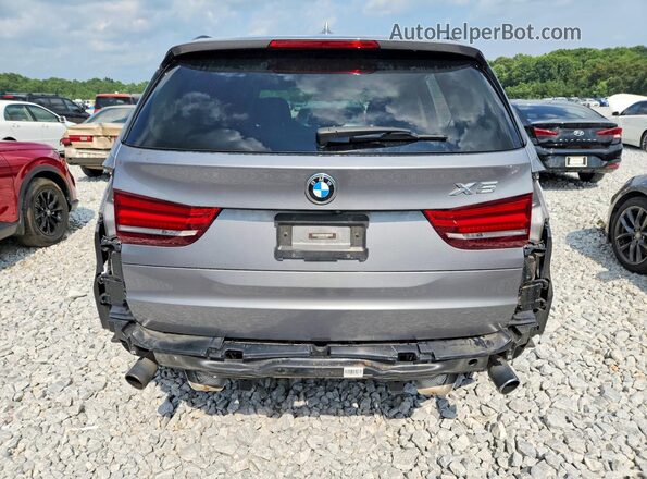 5UXKR0C58G0P30009 2016 BMW X5 Gray Widok z tyłu