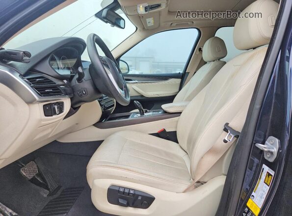 5UXKR0C58G0P33752 2016 BMW X5 Blue Սալոնի դիմացի տեսք