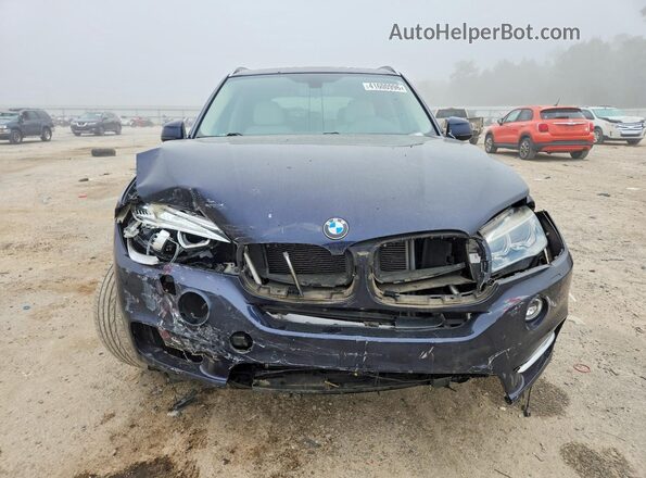 5UXKR0C58G0P33752 2016 BMW X5 Blue Դիմացի տեսք
