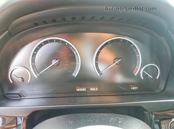 5UXKR0C58G0S84928 2016 BMW X5 White ხელსაწყოთა პანელის ხედი