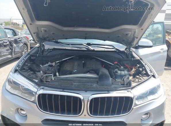5UXKR0C58G0U12455 2016 BMW X5 Silver Rear view
